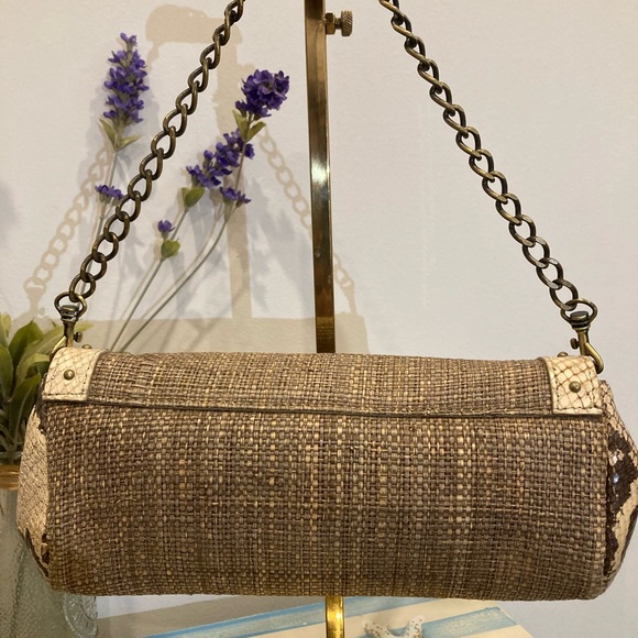 Elaine Turner Raffia Shoulder Bag - Picture 2 of 9